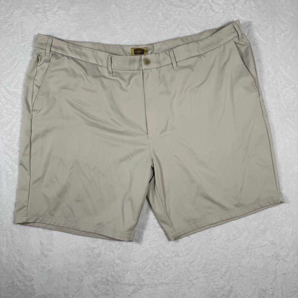 The Foundry Comfort Stretch Men's 58 Beige Shorts Casual Active Fit Pockets